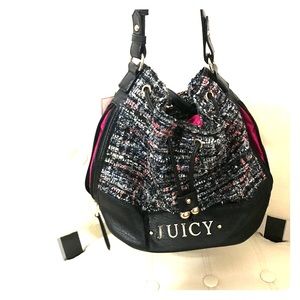 NWT Juicy Couture Hobo Sparkle Sequin bag